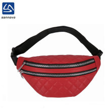 Fashion ladies  PU leather casual waist bag for Autumn and Winter